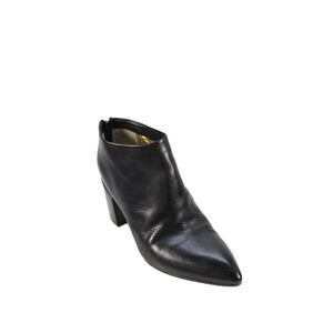 Walter Steiger Womens Pointed Toe Side Zipped Block Heel Booties Black Size 36